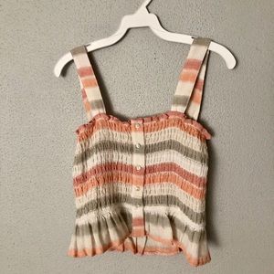 Cropped Sleeveless Shirt